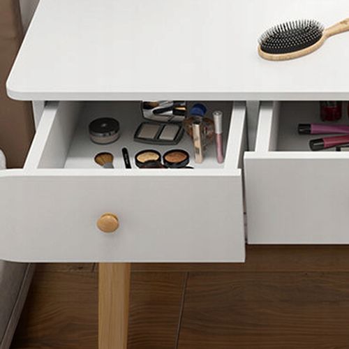 Toaletka z lustrem biała duża loft 80 cm na Arena.pl