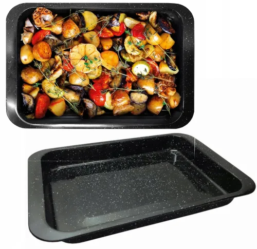 BLACHA FORMA DO PIECZENIA BRYTFANNA DUŻA NIEPRZYWIERAJĄCA NON STICK 29x42cm na Arena.pl