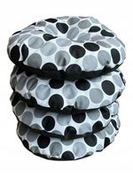 okrągła poduszka wodoodporna, tkanina drukowana, styl skandynawski, gruba,