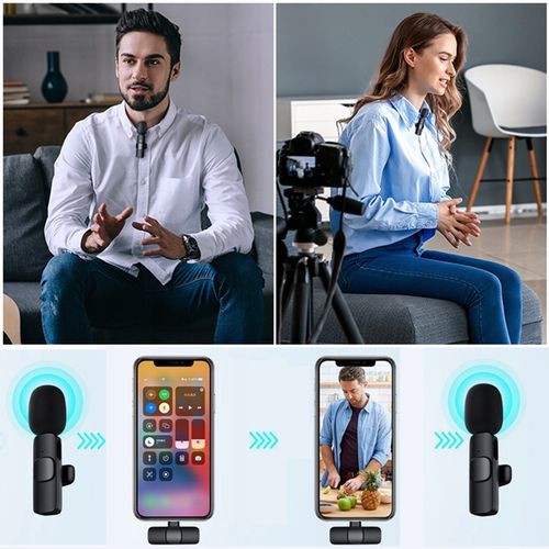 2x MIKROFON BEZPRZEWODOWY KRAWATOWY + ODBIORNIK USB-C + ADAPTER DO IPHONE na Arena.pl