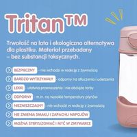 Sportowa butelka tritanowa 450 ml, Lemon Twist, b.box