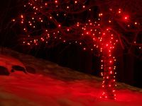 Lampki Choinkowe LED 500 Czerwone 38 m Zewnętrzne Wewnętrzne IP44