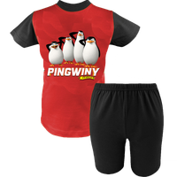 Krótka Piżama dziecięca - Pingwiny z Madagaskaru