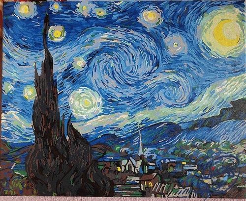 Zestaw do malowanie po numerach iPicasso 40x50 cm na ramie na Arena.pl