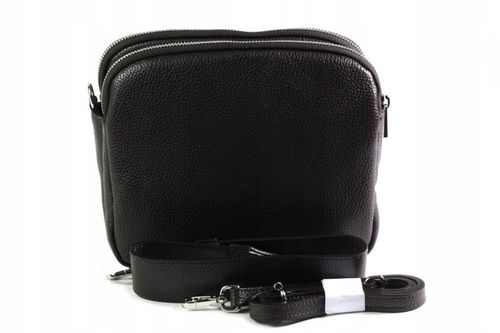 Ryłko Mała brązowa torebka damska elegancka ładna z łączonych skór na Arena.pl