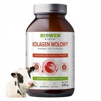 Kolagen wolowy Biowen glukozamina MSM boswellia probiotyki 225g