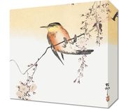 Obraz 30x30cm Songbird, Koson Japoński Vintage do Salonu