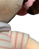 LALKA PLUSZOWA dziewczynka SZMACIANA PRZYTULANKA