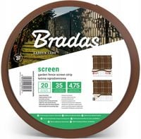Taśma Ogrodzeniowa – Brązowa 4,75 cm x 35m Bradas