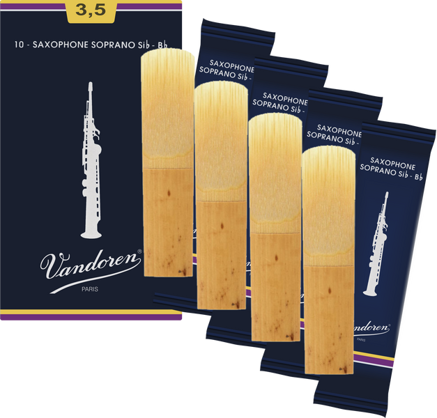 Stroik saksofon sopranowy sopran 3,5 Vandoren Classic Blue SR2035 4 szt. zdjęcie 1