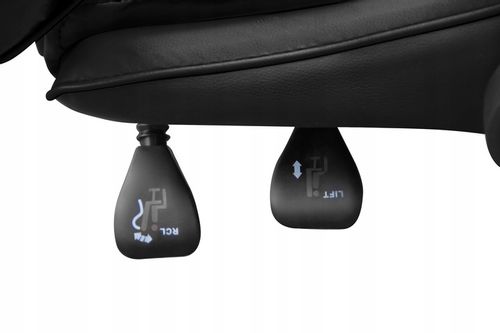 FOTEL gamingowy z MASAŻEM pleców KOMPUTEROWY OBROTOWY dla gracza +PODNÓŻEK! na Arena.pl