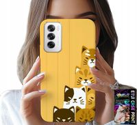 ETUI DO OPPO RENO12 5G - LOVE CAT, WZORY Z KOTAMI, CASE + FOLIA