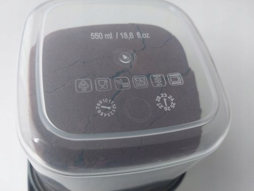 Pojemniki na żywność kwadratowe zestaw 3x550ml/3x1,2L/3x1,7L+30 etykiety A na Arena.pl