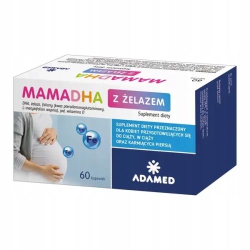 MamaDHA z żelazem, 60 kapsułek zdjęcie 1