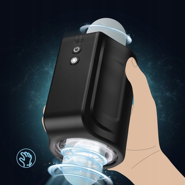 męski automatyczny masturbator posuwisty 7 funkcjami obracania i wkładania zdjęcie 13