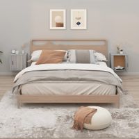 Wiszące szafki nocne, 2 szt., szary dąb sonoma, 50x30x47 cm