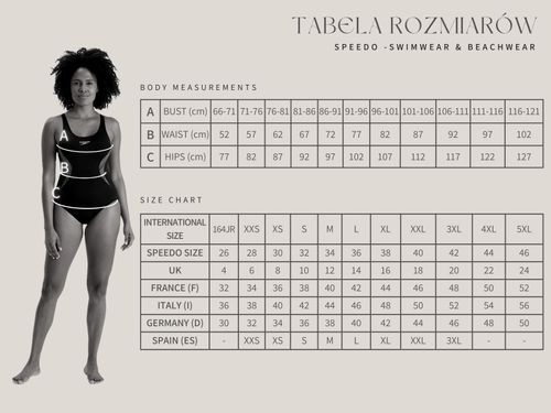 Strój kąpielowy jednoczęściowy damski na basen Speedo Placement r.D40 na Arena.pl