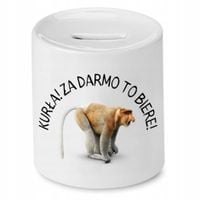 Skarbonka Nosacza Janusza Kurła! Za Darmo To Biere Z Nadrukiem Ze Zdjęciem