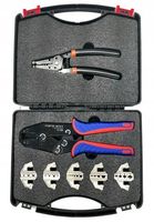 ZESTAW ZACISKARKA Z WYMIENNYMI SZCZĘKAMI bez narzędziowymi x5 +