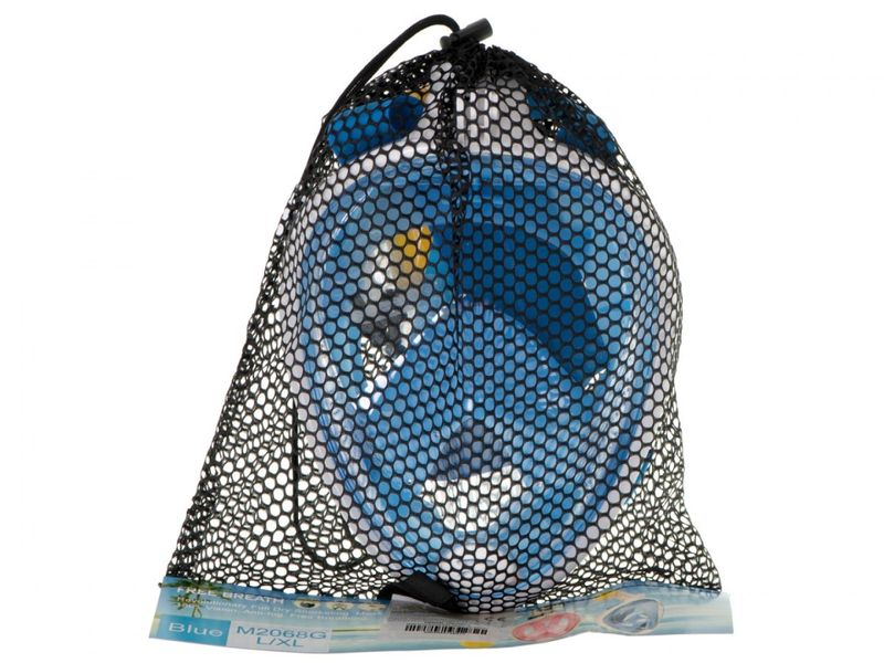 Maska do snurkowania pełna składana L/XL niebieska zdjęcie 11