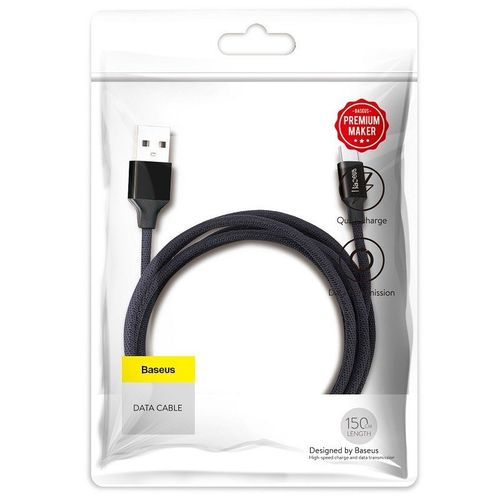 Kabel USB do Micro USB Baseus Yiven 1.5m 2A - czarny na Arena.pl