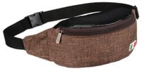 saszetka na pas materiał + pu wb05i-6972 brown