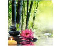 50X50CM LILIE BAMBUSY OBRAZ