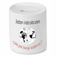 Dla Instruktora Skarbonka Jestem Instruktorem Z Nadrukiem Ze Zdjęciem