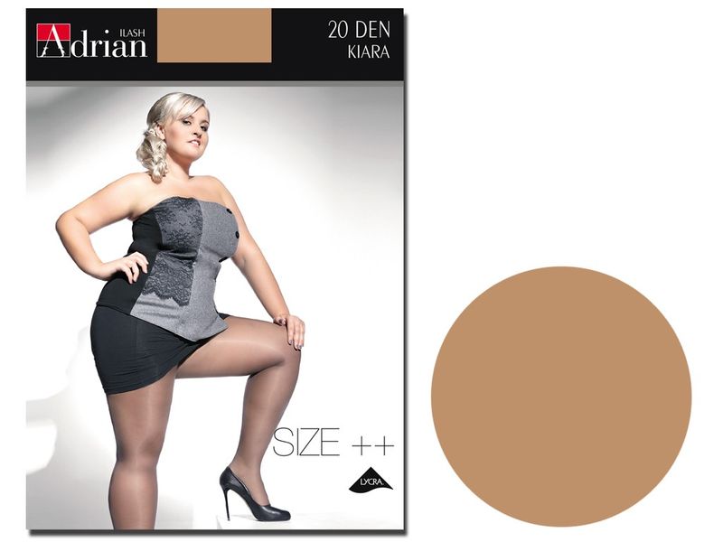 Rajstopy Kiara Adrian 20 den size plus 5 Opal zdjęcie 1