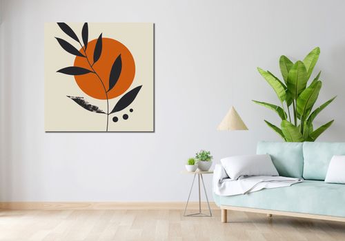 Obraz 100x100cm Ożywione Słońce na Arena.pl