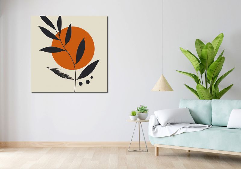 Obraz 100x100cm Ożywione Słońce zdjęcie 2