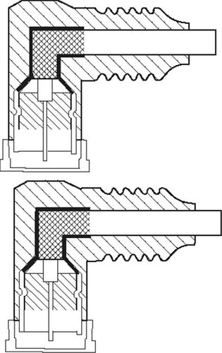 Kabel antenowy kątowy SAT (typ 135 dB), 4x ekranowany wtyk F, złoty 3m na Arena.pl