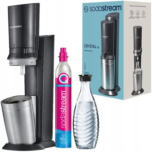 Saturator do wody gazowanej Sodastream Crystal 3.0 Titan szklana na Arena.pl
