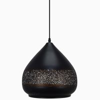 LAMPA wisząca KAIA 2278 Rabalux ażurowa OPRAWA orientalny zwis czarny złoty