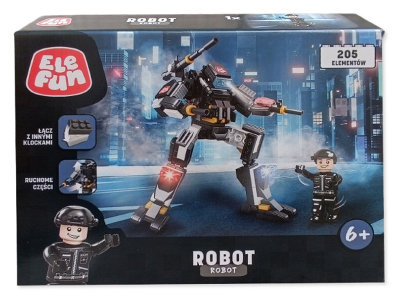 Klocki Elefun - Robot 8821 - 205 elementów zdjęcie 3