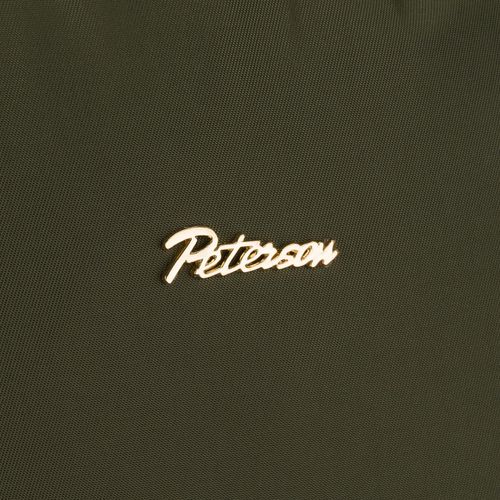 zielony, miejski plecak damski z poliestru zamykany suwakami - peterson na Arena.pl