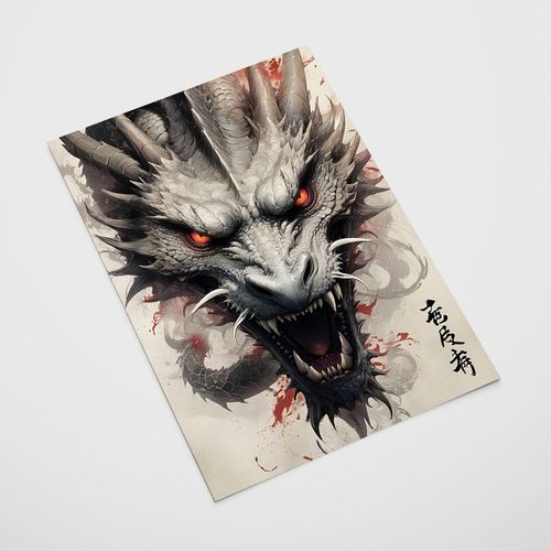 Plakat smok dragon 40x50 cm na Arena.pl