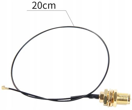 Zestaw anten anteny 2x 6Dbi Intel karta Wifi 2.4GHz 5GHz M.2 IPEX 4 RP-SMA na Arena.pl