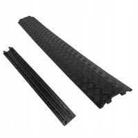 NAJAZD PROGOWY KABLOWY PRÓG CZARNY MASKOWNICA OCHRONA KABLI OSŁONA