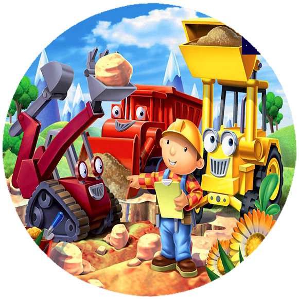 Opłatek na tort Bob Budowniczy zdjęcie 1