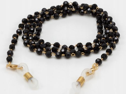 ŁAŃCUSZEK DO OKULARÓW ZAWIESZKA OZDOBA NA OKULARY MODNY Z KAMYKAMI na Arena.pl