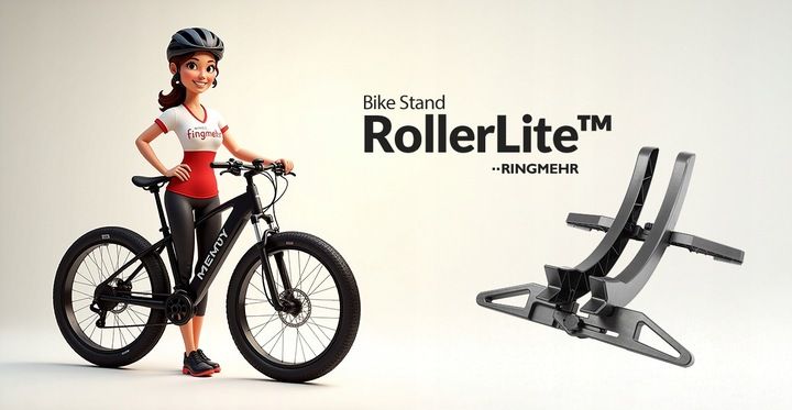 RollerLite - Rowerowy stojak podłogowy marki RINGMEHR(R) zdjęcie 4
