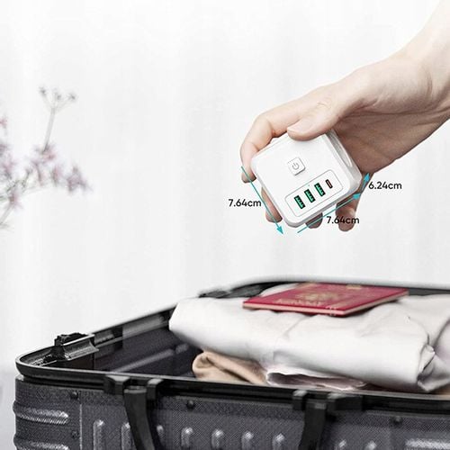 ROZGAŁĘŹNIK SIECIOWY KOSTKA 3 GNIAZDA USB USB C na Arena.pl