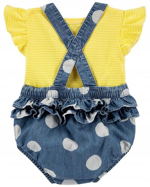 Carter's Zestaw 2-el. Rampers koszulka grochy zdjęcie 2