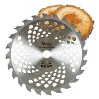 PIŁA TARCZA WIDIOWA DO CIĘCIA DREWNA 230x22 24 ZĘBY TNĄCE GEKO G78060