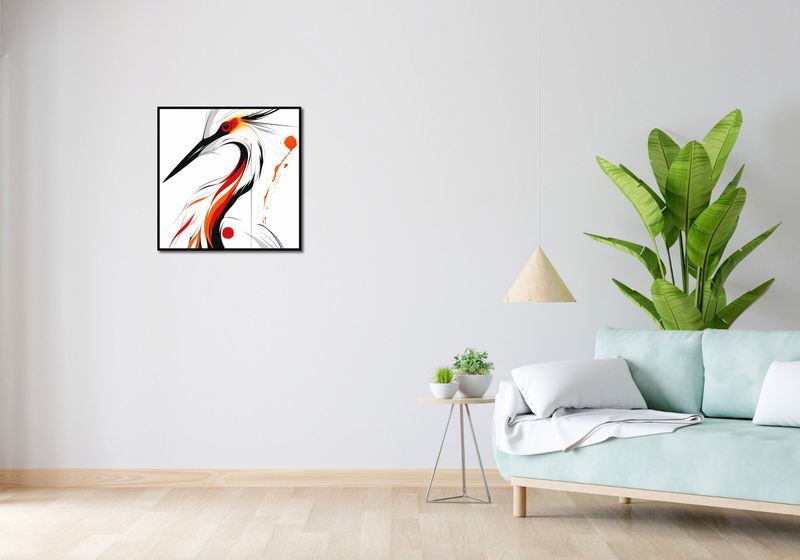 Plakat 60x60cm Bocian zdjęcie 4