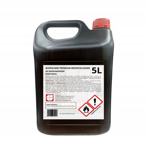 BIOPALIWO PREMIUM - Paliwo do biokominka Bezzapachowe Jakość PREMIUM na Arena.pl