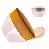 Pędzel pędzelek szczotka szczoteczka do makijażu make up podkładu pudru róż