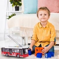 AUTOBUS TROLEJBUS ELEKTRYCZNY MIEJSKI ŚWIATŁA DŹWIĘKI OTWIERANE DRZWI