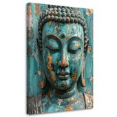 Obraz do salonu sypialni biura, Turkusowy Budda Medytacja Zen Spa